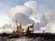 BACKHUYSEN, Ludolf Ships on the Zuiderzee before the Fort of Naarden fgg oil painting picture wholesale